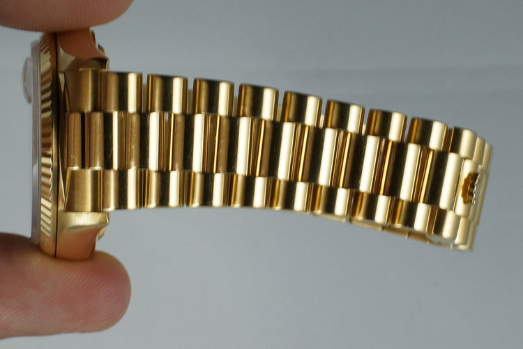 1990 Rolex YG Day-Date 18238 with Cream Pyramid Dial