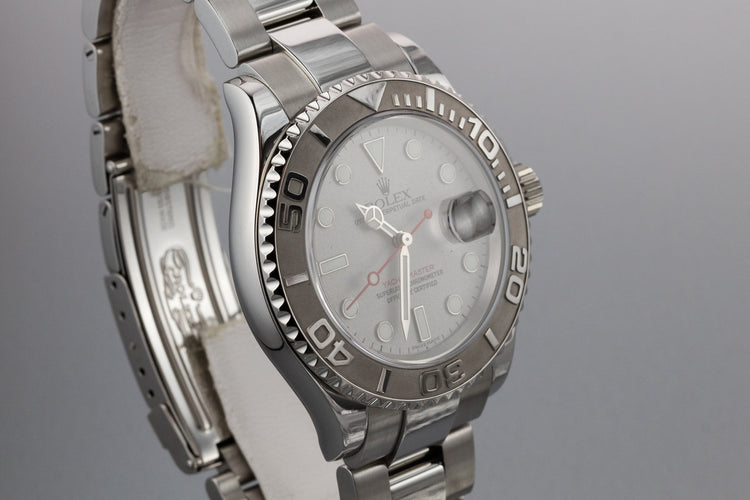 2003 Rolex Platinum Yacht-Master 16622 with Box and Papers