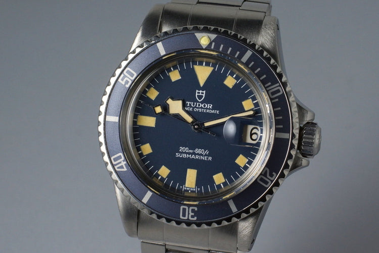 1975 Tudor Blue Submariner 9411/0 Snowflake