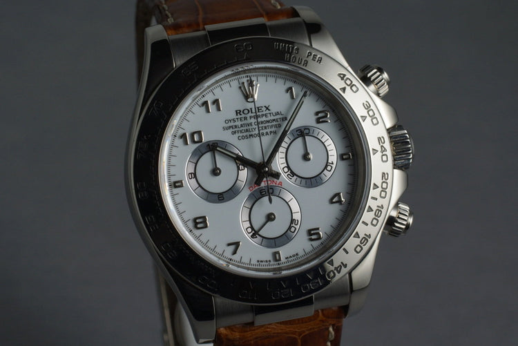 2002 Rolex 18K WG Daytona 116519