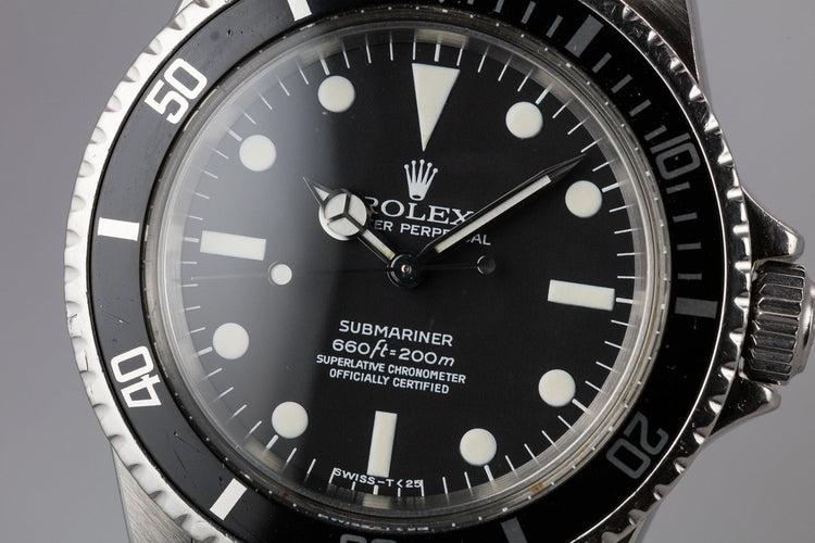 1970 Rolex Submariner 5512 with Service Dial