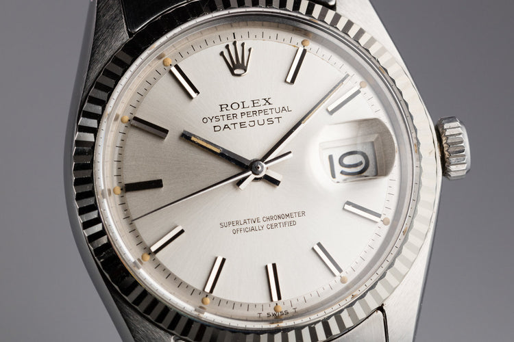 1972 Rolex DateJust 1601 Silver Dial