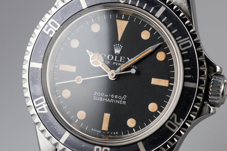 1966 Rolex Submariner 5513 with Meters First Dial