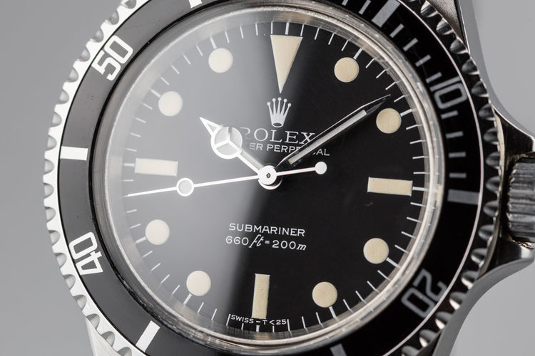 1979 Rolex 5513 with MK III Maxi Dial and Box and Purchase Papers