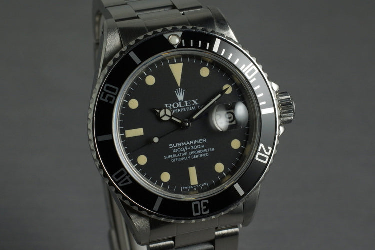 1981 Rolex Submariner 16800 with Box and Papers