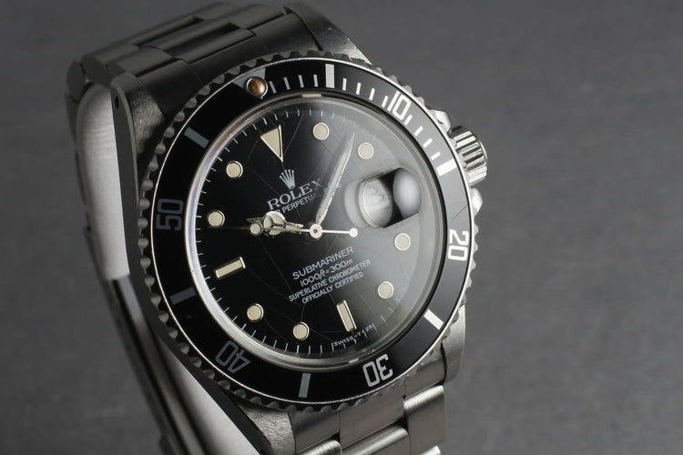 1985 Rolex Submariner 16800 with spider dial