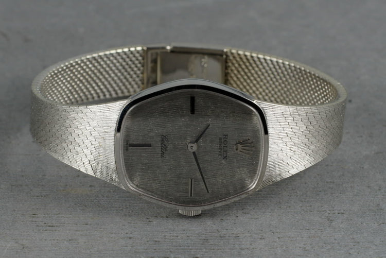 1970 Rolex Ladies White Gold Cellini with papers