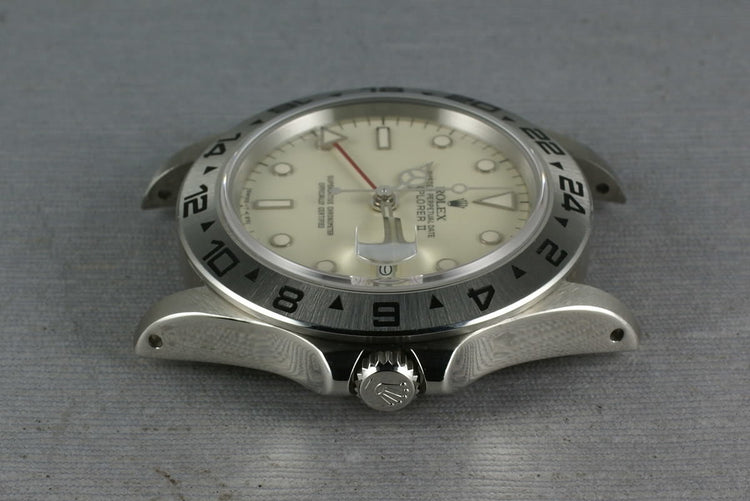 Rolex Explorer II 16550 Cream Rail Dial with service papers