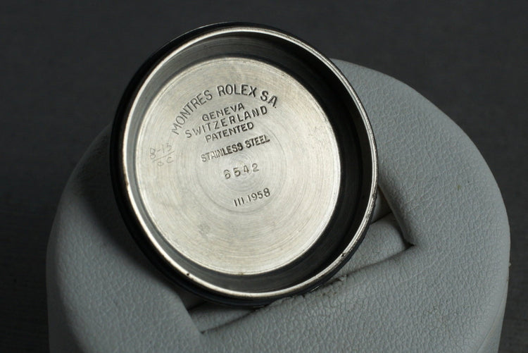 1958 Rolex GMT 6542 Glossy Gilt Chapter Ring with Service Papers