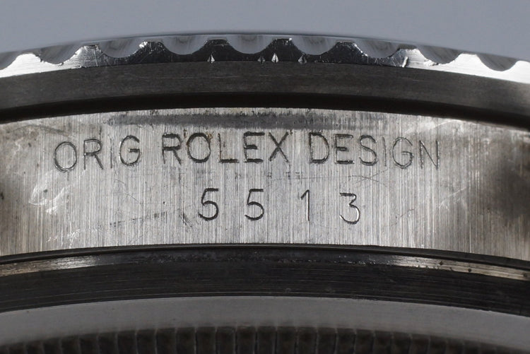 1984 Rolex Submariner 5513 Spider Dial with Box and Papers