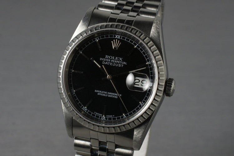 1991 Rolex DateJust 16220 with Box and Papers