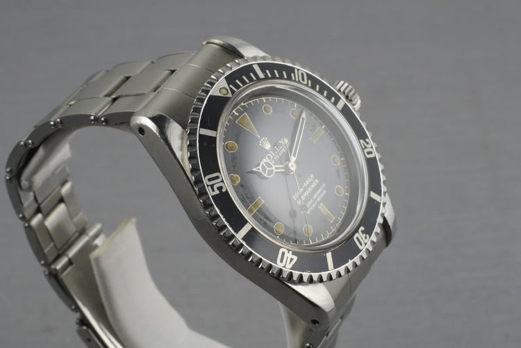 Rolex Submariner 5512 PCG with 4 line chapter ring exclamation dial