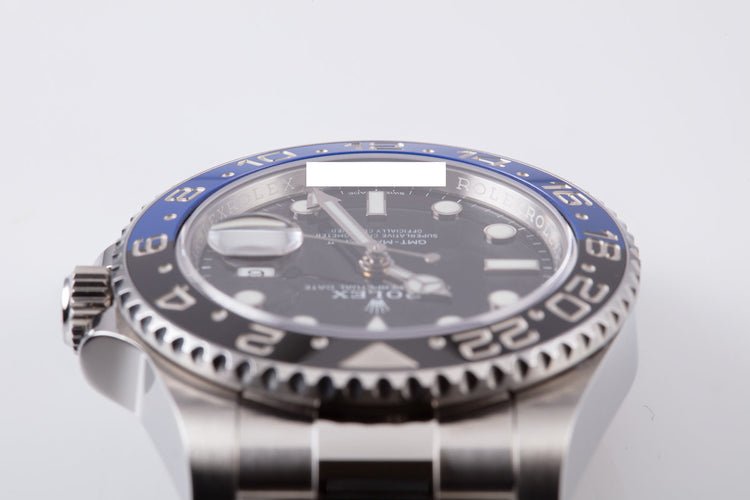 2018 Rolex GMT-Master II 116710BLNR "Batman" with Box and Card
