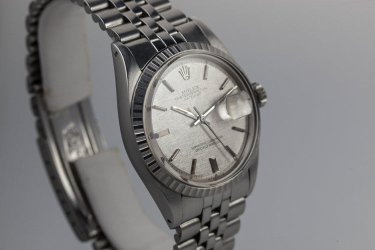 1972 Rolex DateJust 1603 with Linen Sigma Dial