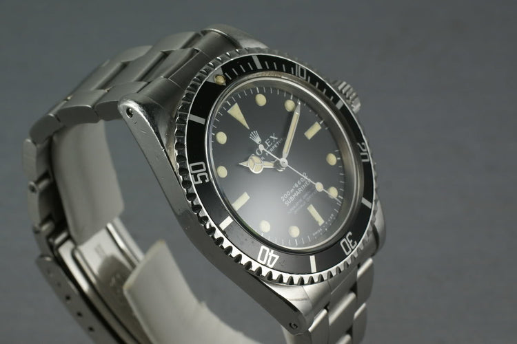 Rolex Submariner 5512 Unpolished Case