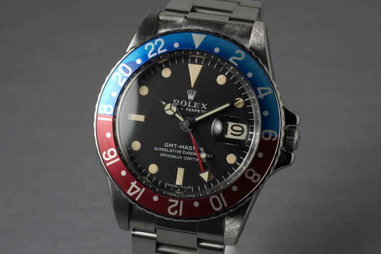 1968 Rolex GMT 1675 with Mark I Dial
