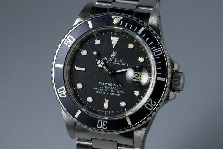 1986 Rolex Submariner 16800