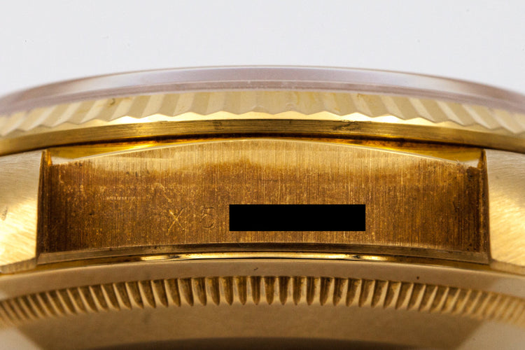 1991 Rolex YG Day-Date 18238 with Box and Papers