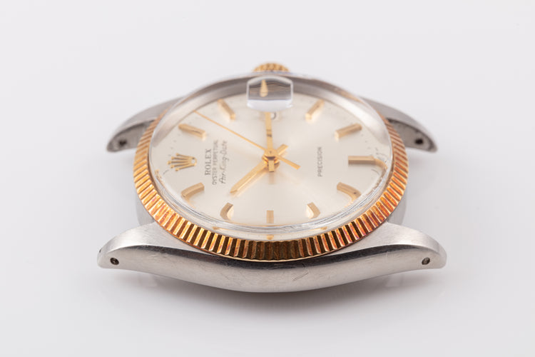 1972 Vintage Rolex Two Tone Air-King-Date 5701 Coca- Cola Award Watch Box & Papers