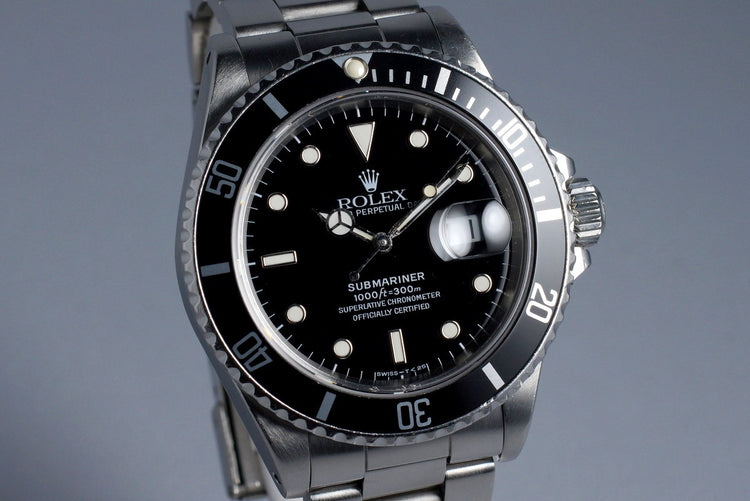 1986 Rolex Submariner 16800