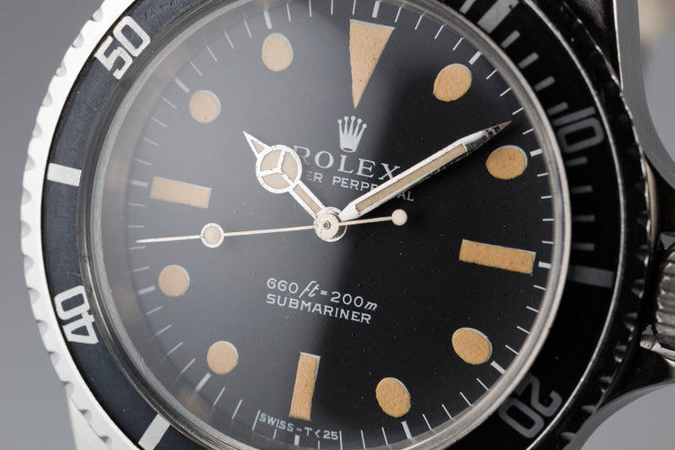 1970 Rolex Submariner 5513 with Kissing 40 Insert