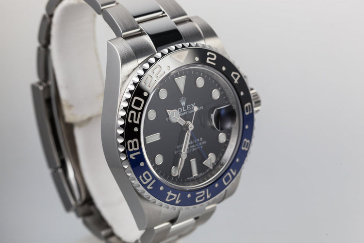 2017 Rolex GMT-Master 116710 BLNR "Batman" with Box and Papers