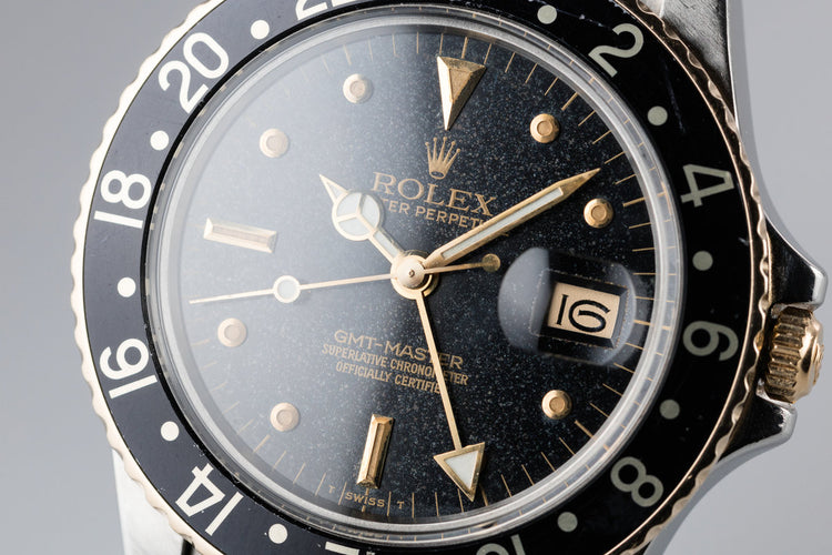 1981 Rolex Two Tone GMT-Master 16753 with Black Nipple Dial