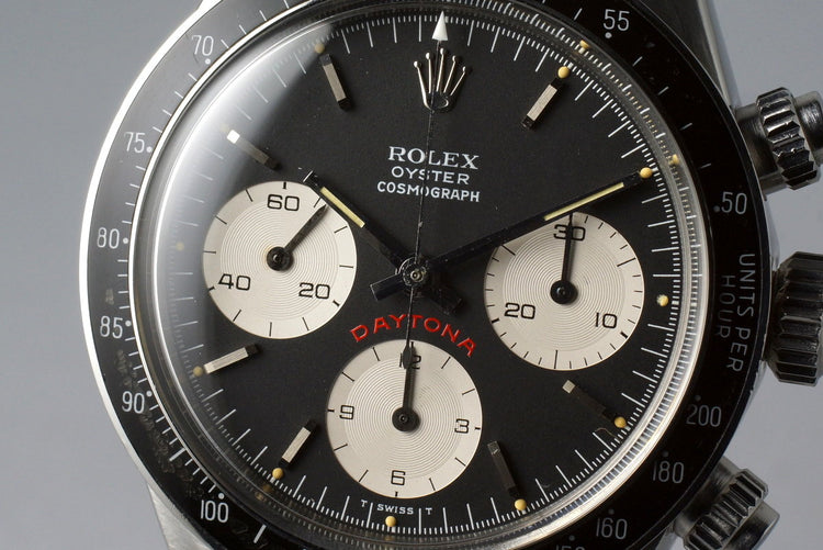 1975 Rolex Daytona 6263 Black Big Red Daytona Dial