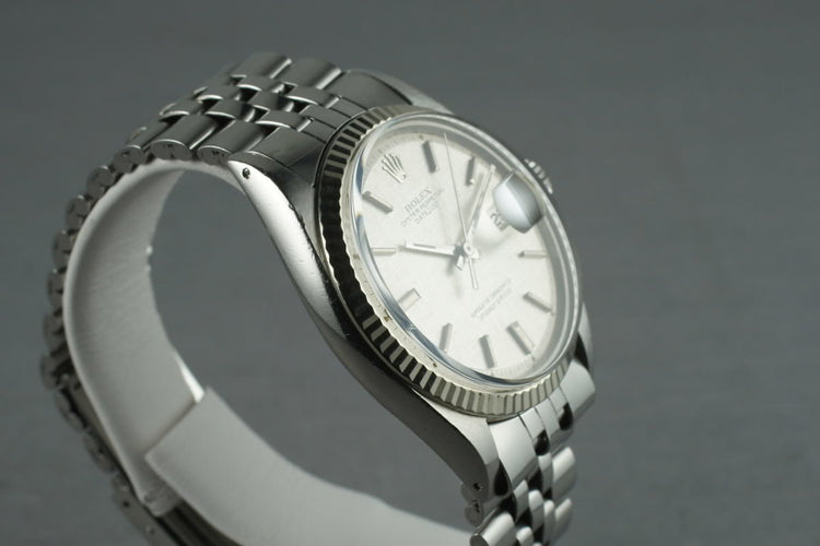 1970 Rolex Datejust 1601 with Silver Linen Dial