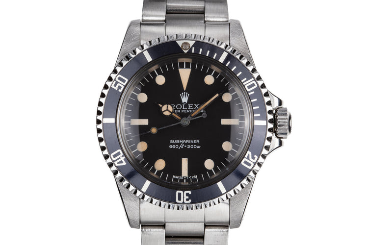 1981 Rolex Submariner 5513 MK III Maxi Dial