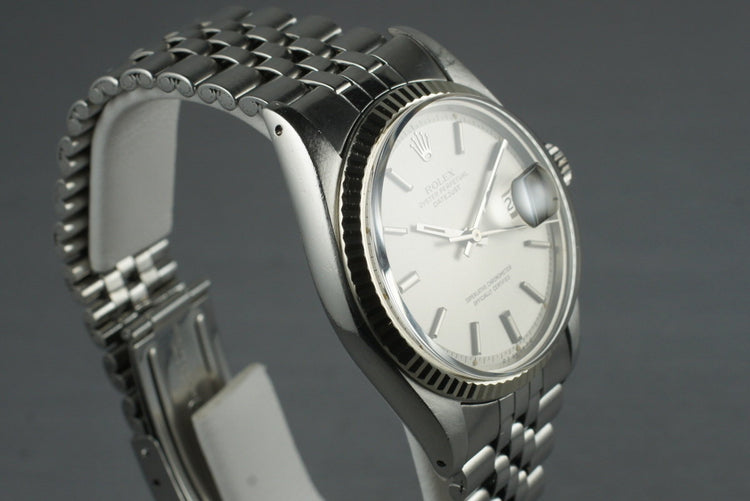 1973 Rolex DateJust 1601 Silver Sigma Dial