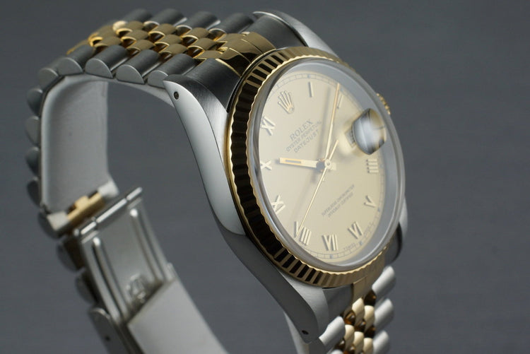 1993 Rolex Two Tone DateJust 16233 Matte Roman Numeral Dial