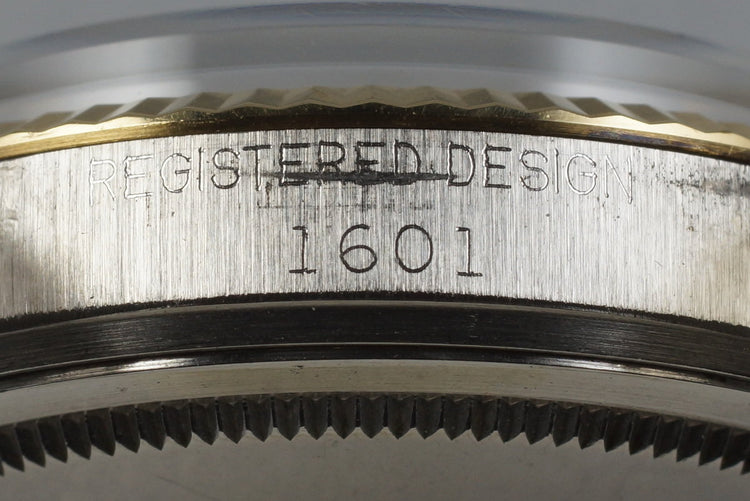 1967 Rolex Two Tone DateJust 1601 Silver Dial