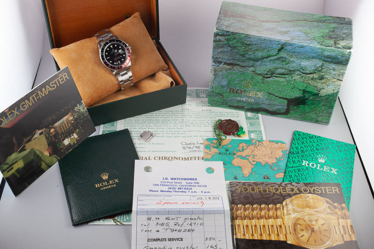 1995 Rolex GMT-Master II 16710 "Coke" with Box and Papers