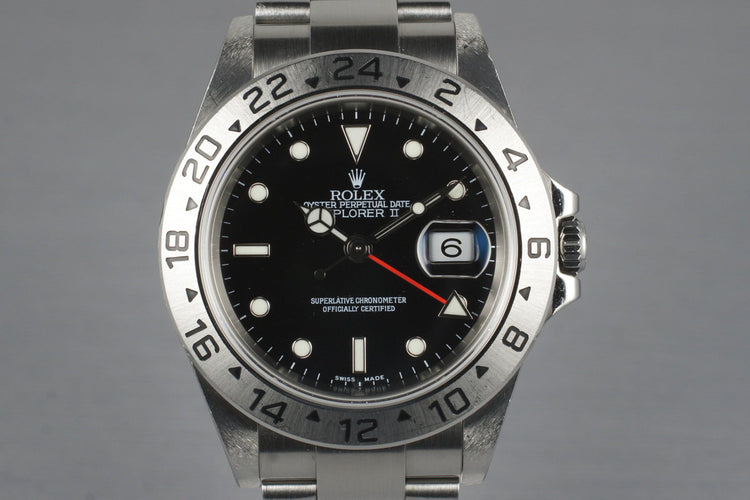 2005 Rolex Explorer II 16570 with Box and Papers