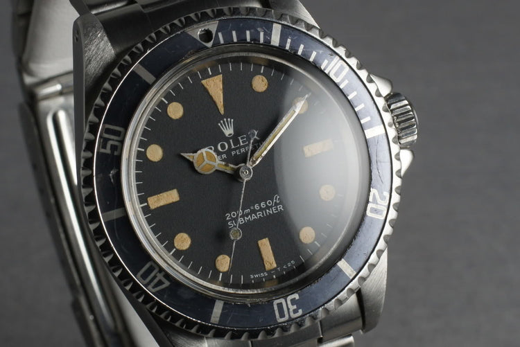 1967 Rolex Submariner 5513 with Creamy/Orange Meters First Dial