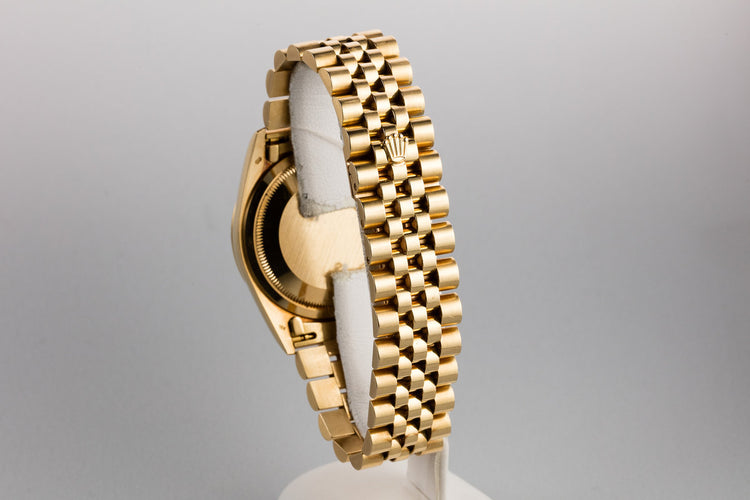 1995 Rolex 18K YG DateJust 16238 Champagne Dial