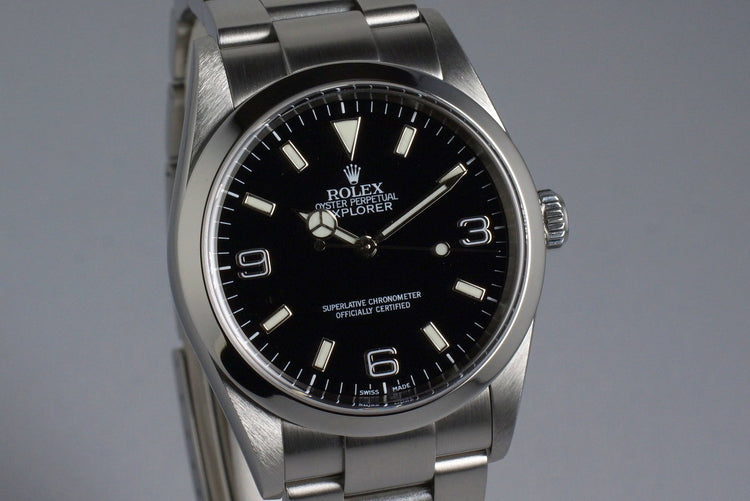 2003 Rolex Explorer 114270 with Box and Papers