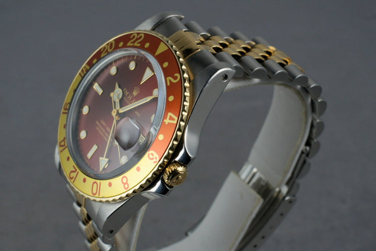 1982 Rolex 18K/SS GMT-Master 16753 Root Beer Dial