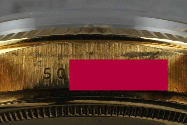 Rolex Vintage 18K YG President: Ref 1803 with Blue Dial