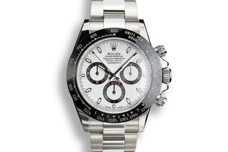 2017 Rolex Daytona 116500LN White Dial with Box and Papers