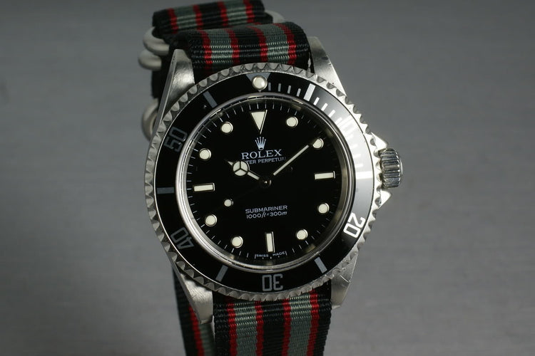 Rolex Submariner 14060 D serial on Nato
