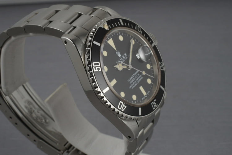 Rolex Submariner 16800 Matte Dial