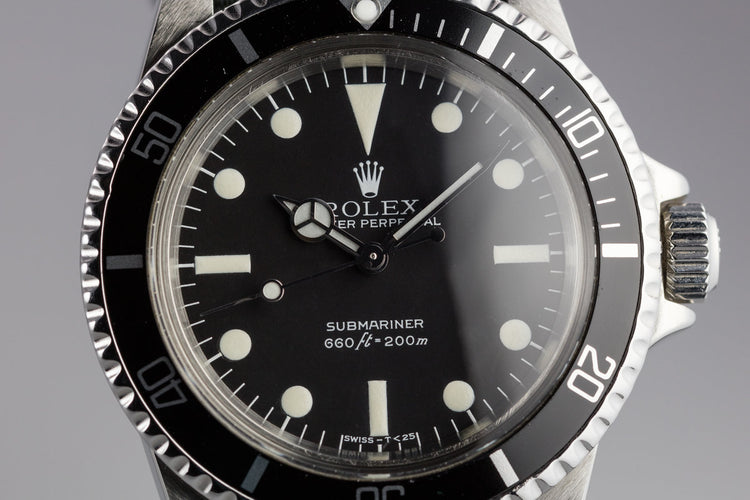 1979 Rolex Submariner 5513 with MK III Maxi Dial