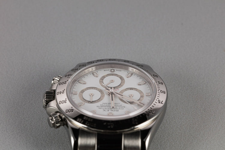 2011 Rolex Daytona 116520 White Dial with Box and Papers