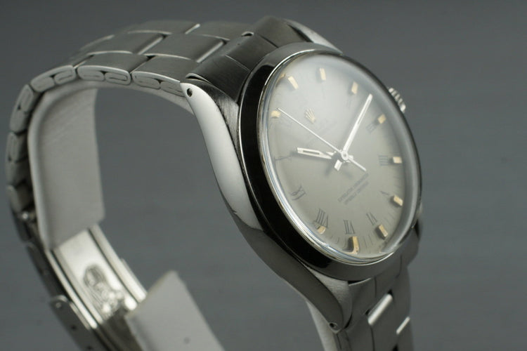 1972 Rolex Oyster Perpetual 5500 White Roman Numeral Dial with Papers