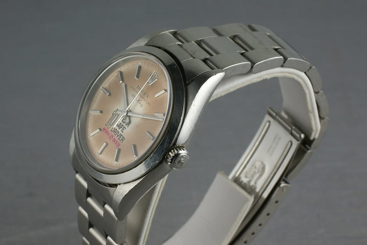 2000 Rolex Air-King 14000 with Winn Dixie safe driver tropical dial