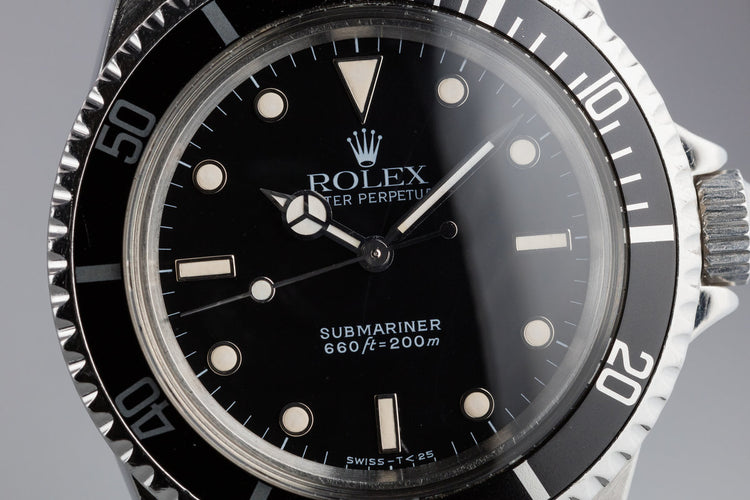 1987 Rolex Submariner 5513 Glossy Dial