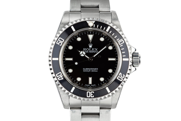 2000 Rolex Submariner 14060M with Box and Papers