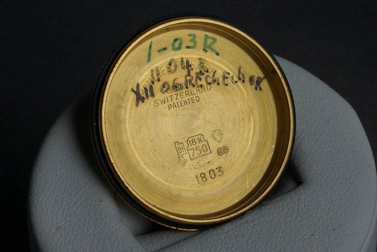 1975 Rolex YG Day-Date 1803 Tiffany & Co. Dial and Authentication Papers